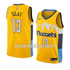 Dres Denver Nuggets Xavier Silas 13 2018-2019 Nike Žuti Swingman